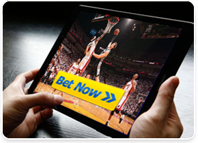 NBA Bet Now-painike tabletilla