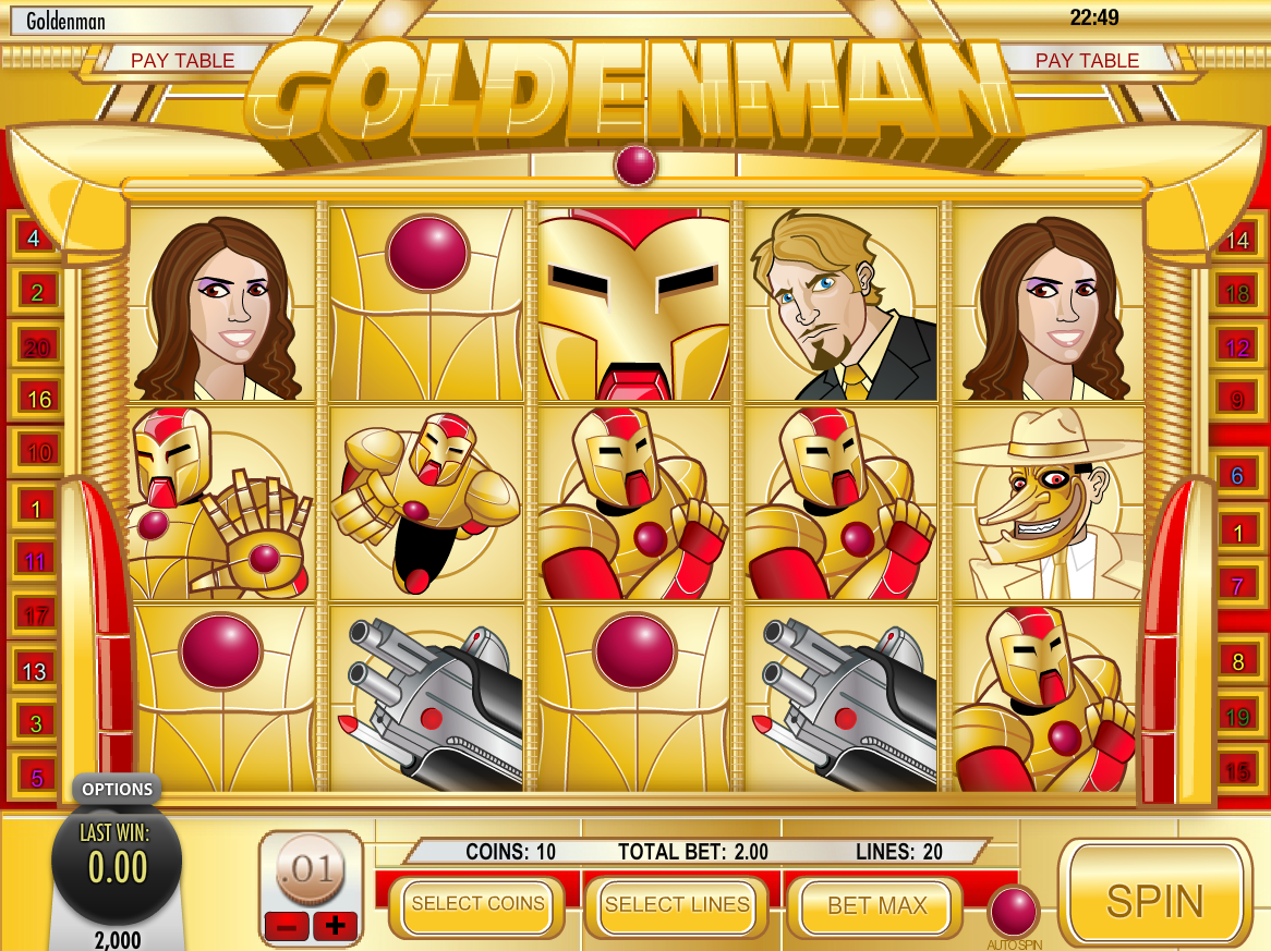 Goldenman slot pelattavuus kuvakaappaus