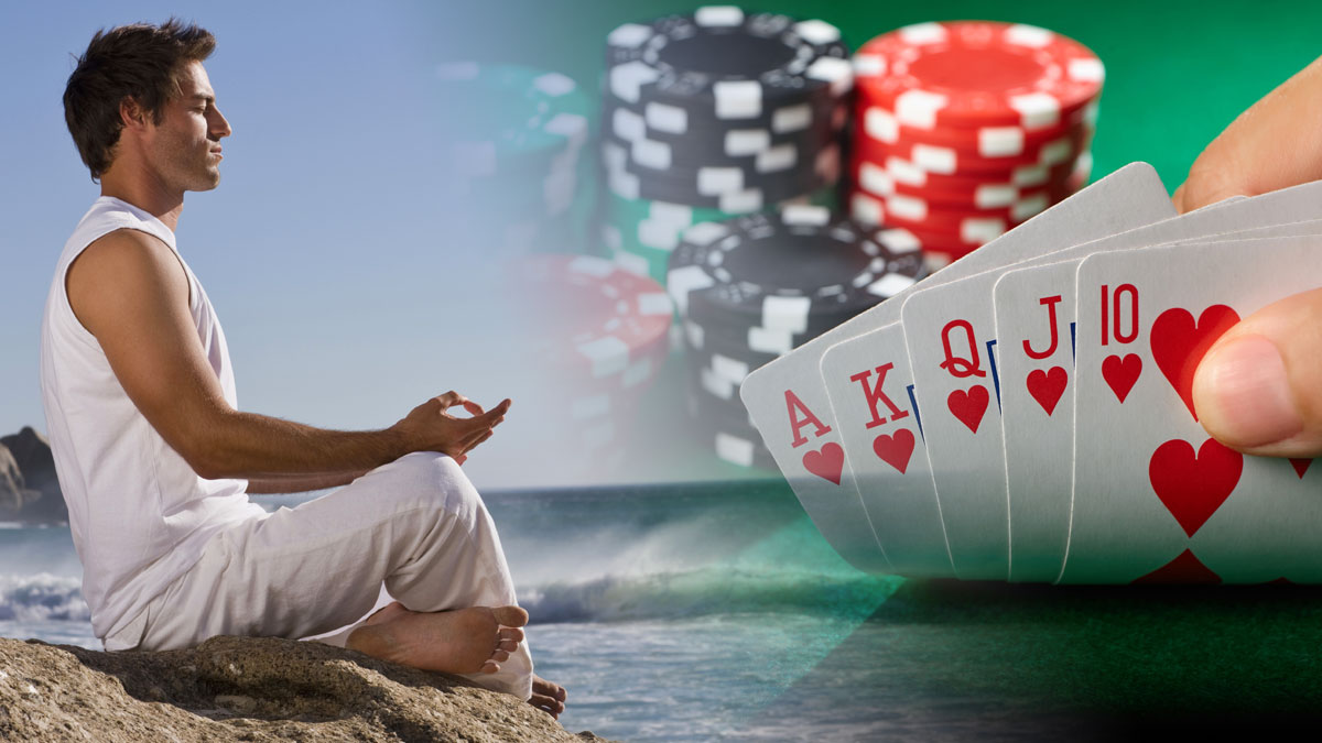 Joku meditoi ja pokerikäsi