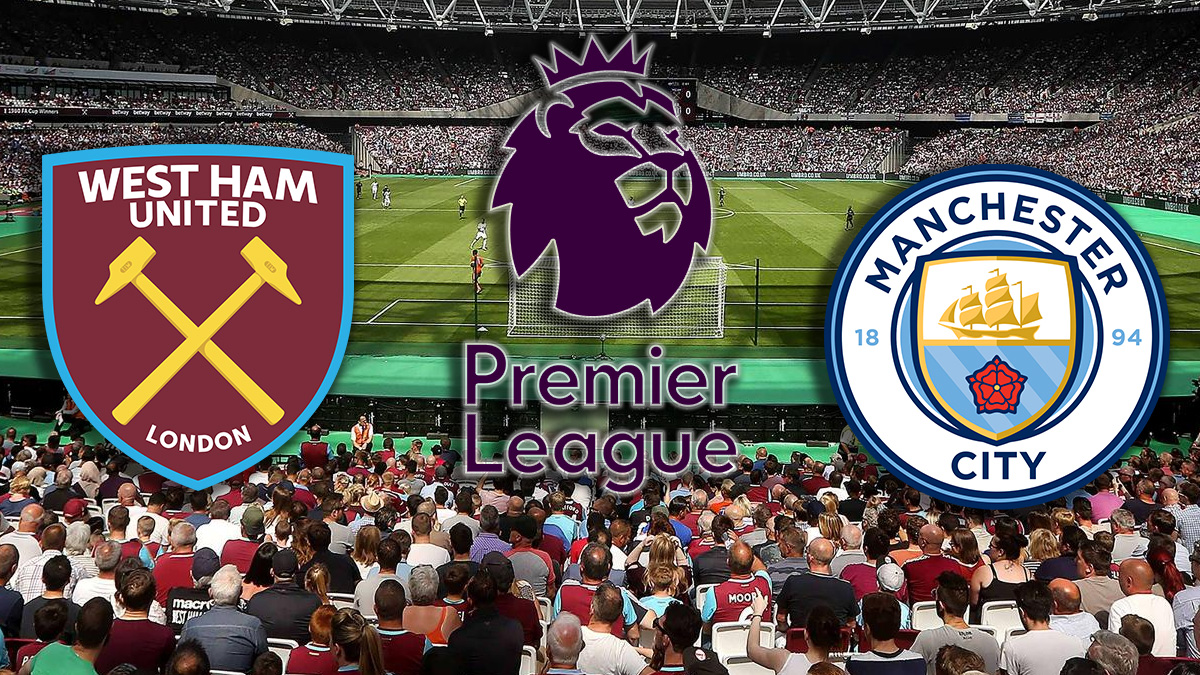 West Ham United Lontoo Ja Manchester City Ja Valioliigan Logo