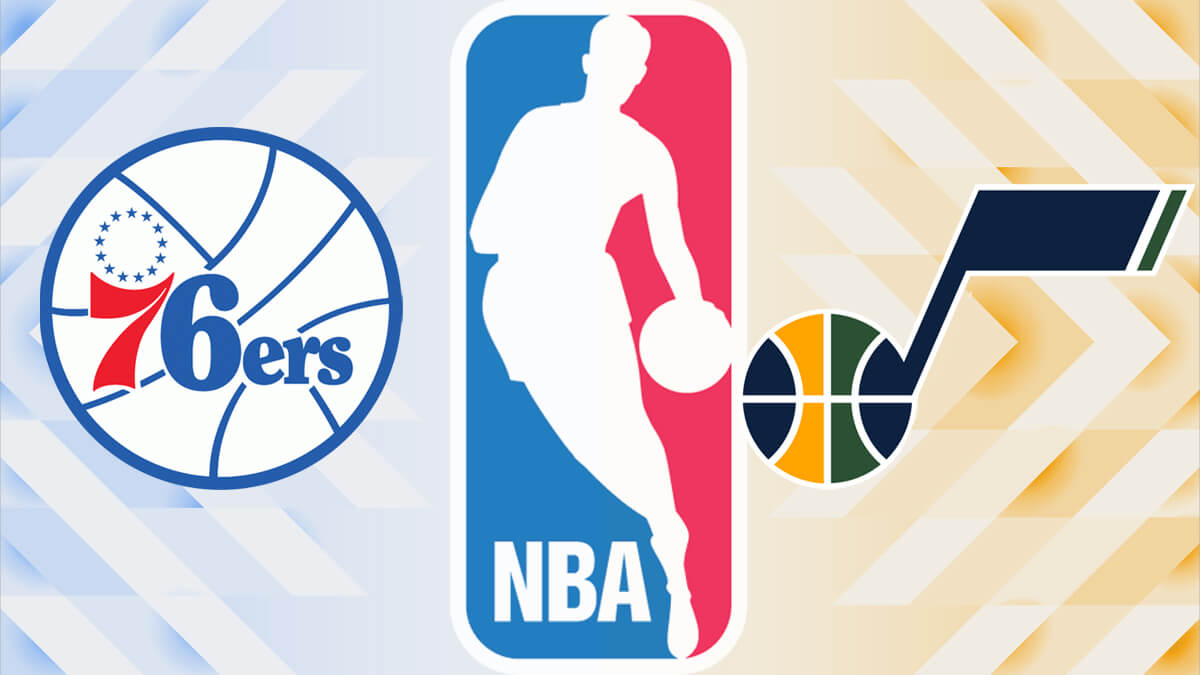 Philadelphia 76ers vs Utah Jazz logot-NBA Logo