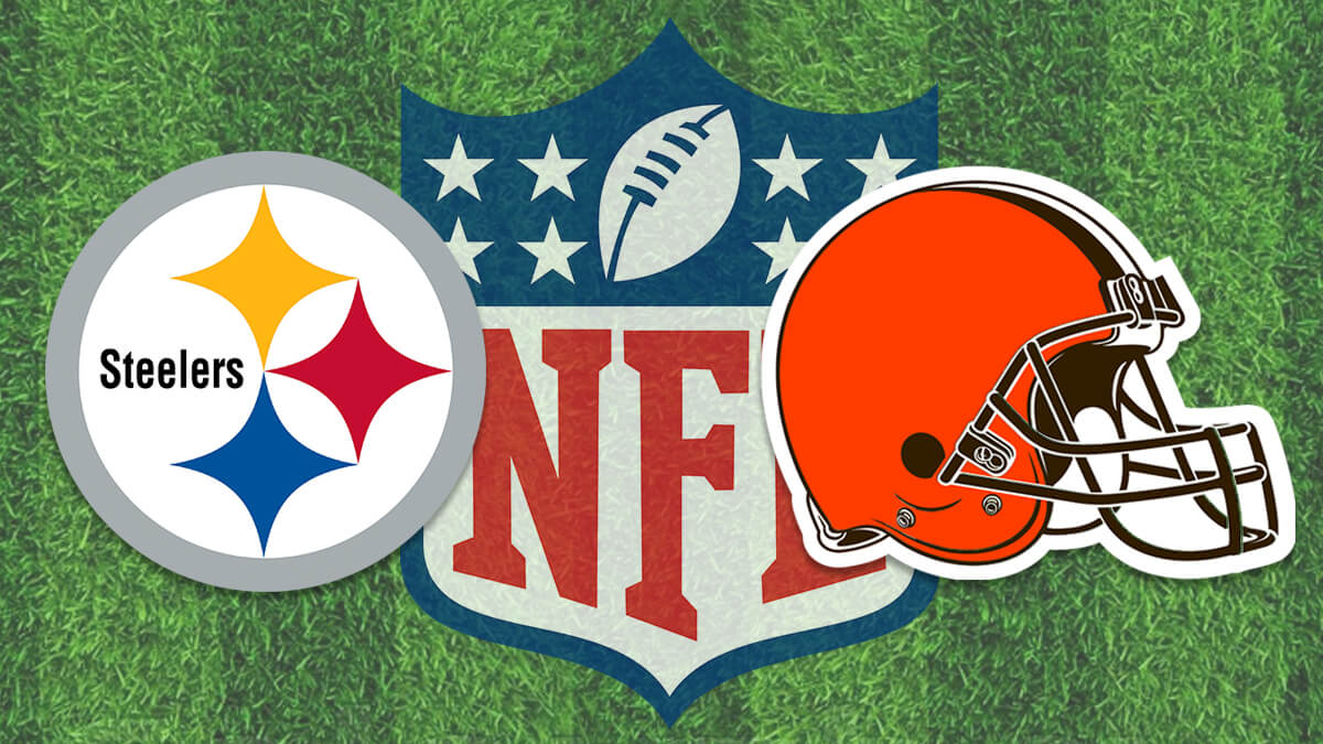 Pittsburgh Steelers vs Cleveland Browns logot - NFL Logo