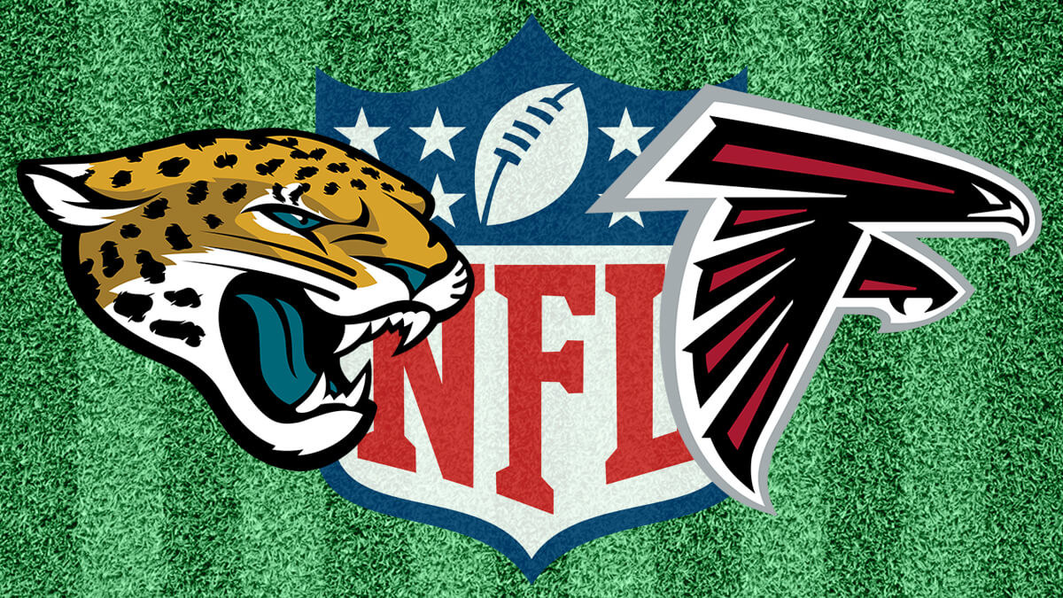 Jacksonville Jaguars vs Atlanta Falcons logot - NFL Logo