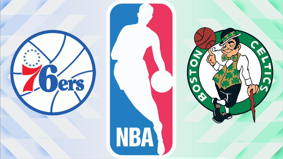 Philadelphia 76ers vs Boston Celtics logot-NBA Logo