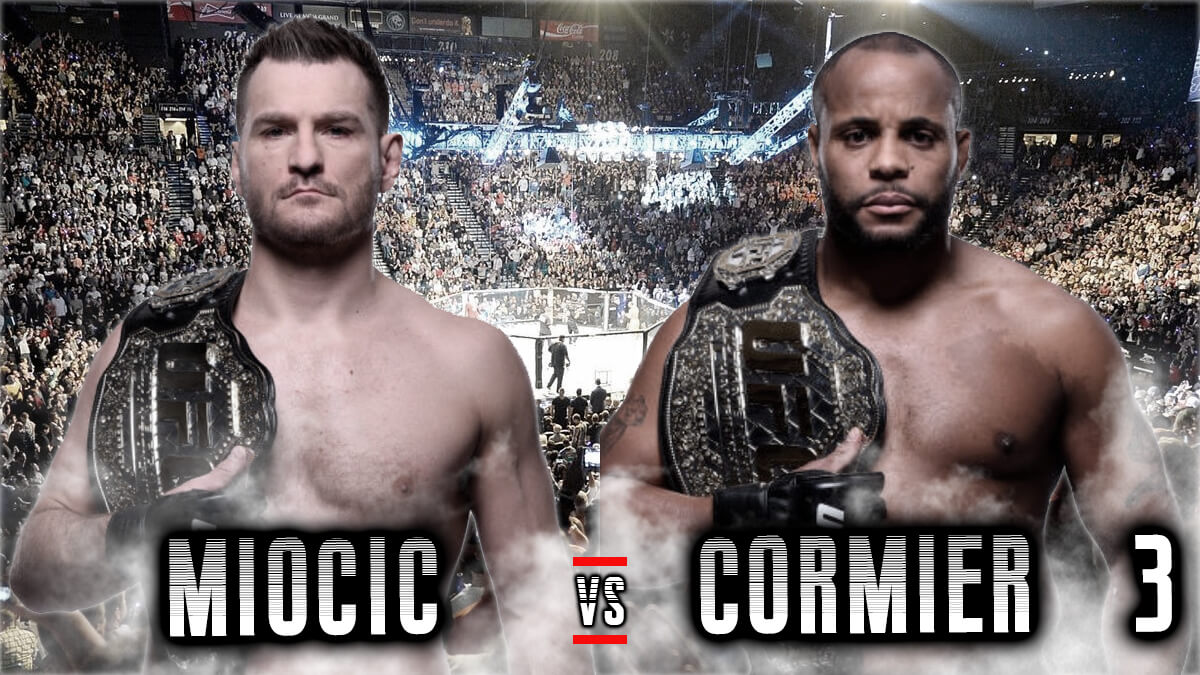 Stipe Miocic ja Daniel Cormier 3-UFC-tapahtuman Tausta