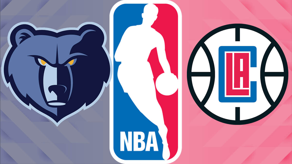 Memphis Grizzlies vs L. A. Clippers logot-NBA Logo