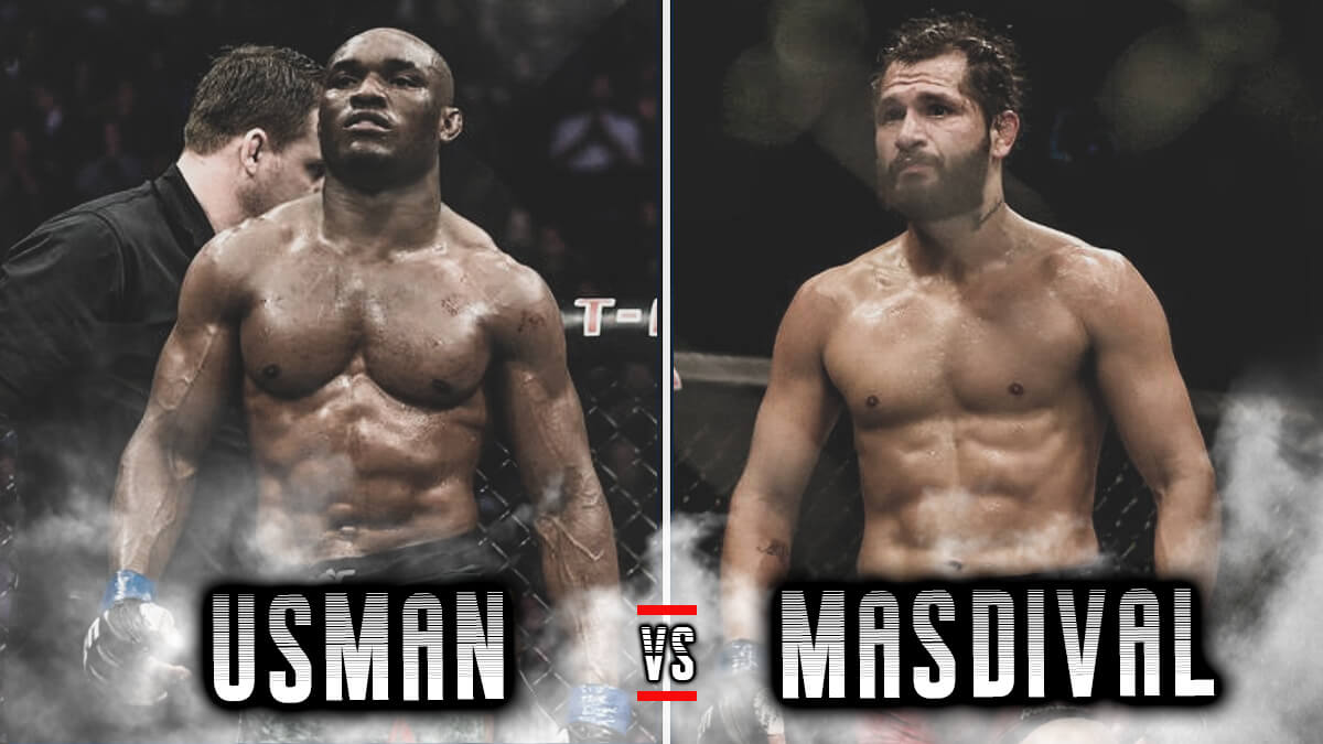 UFC-ottelijat Kamaru Usman vs Jorge Masvidal