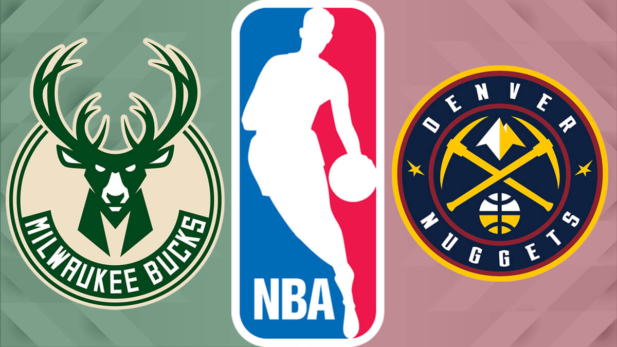 Milwaukee Bucks vs Denver Nuggets logot-NBA Logo