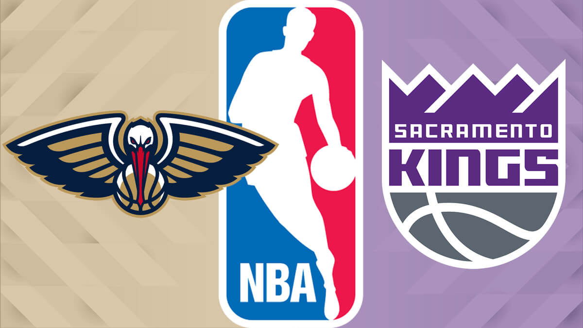 New Orleans Pelicans vs Sacramento Kings logot-NBA Logo