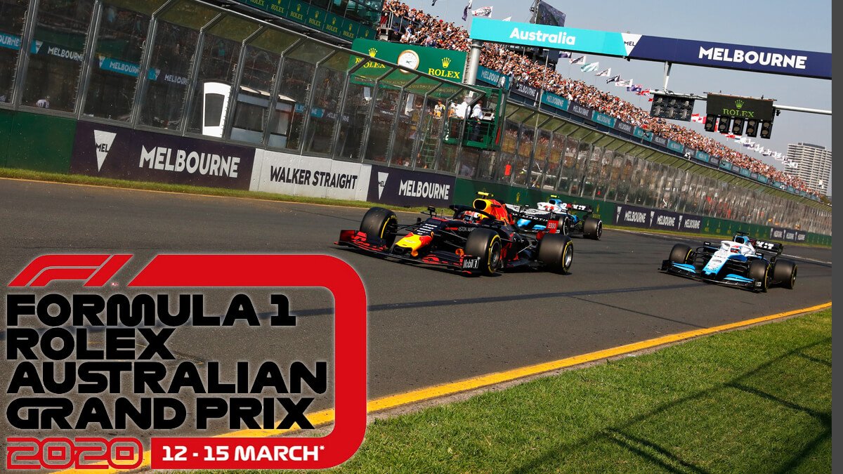 Australian Grand Prix 2020 - Logo-Albert Park Circuit-Formula 1-Autot